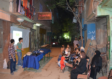 Figure 4. Community meeting to discuss water study results. Figure 4. Community meeting to discuss water study results.
